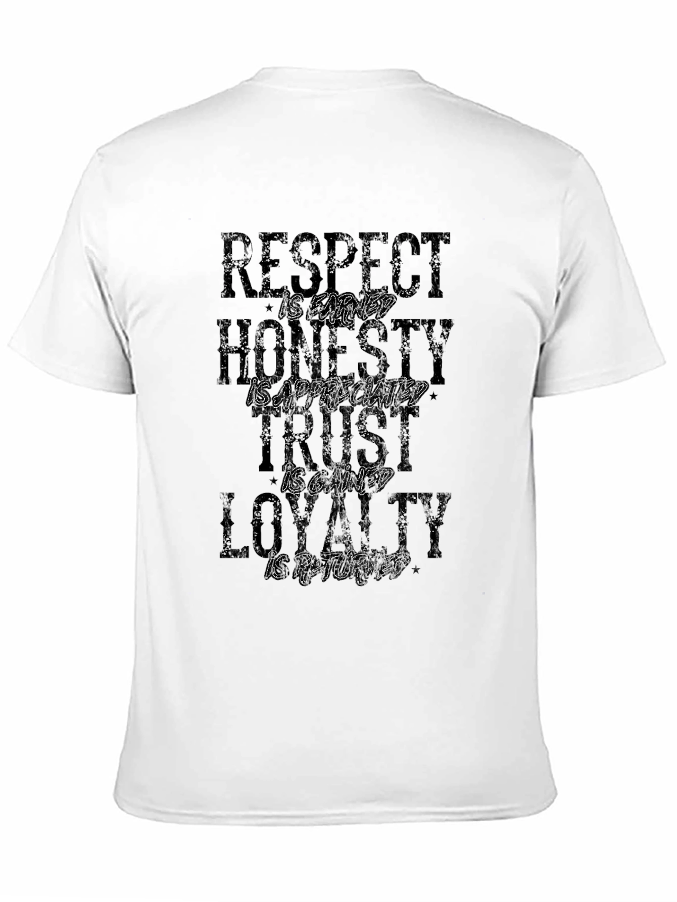 Respect Honesty Trust Loyalty Graphic Tee