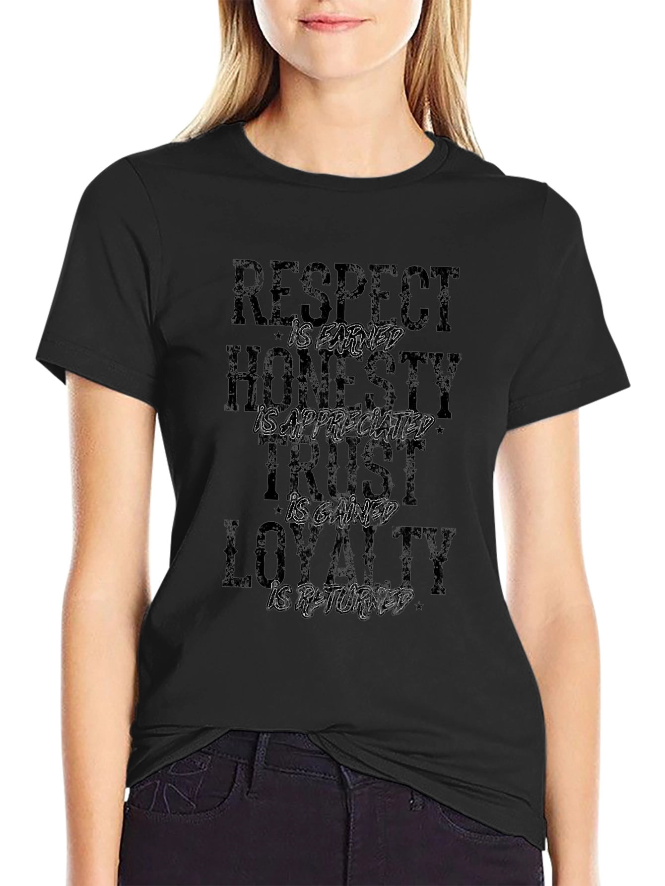 Respect Honesty Trust Loyalty Graphic Tee