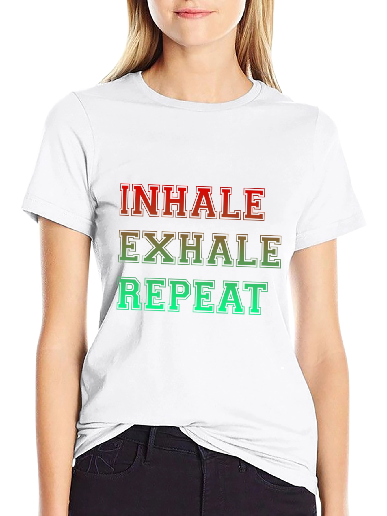 Inhale Exhale Repeat Graphic T-Shirt