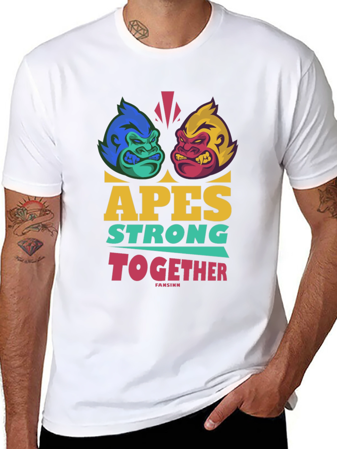 Apes Strong Together Graphic T-Shirt