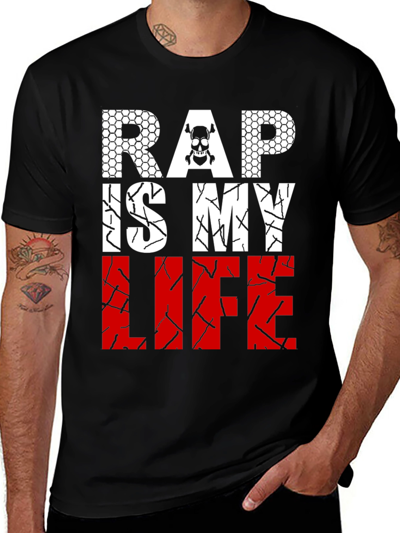 Rap is My Life Graphic T-Shirt