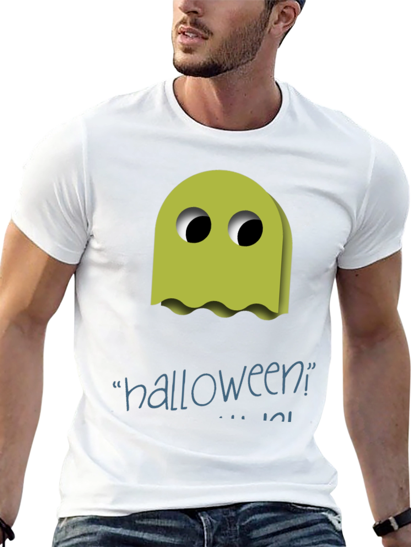 Halloween Ghost T-Shirt - Spooky Season Tee