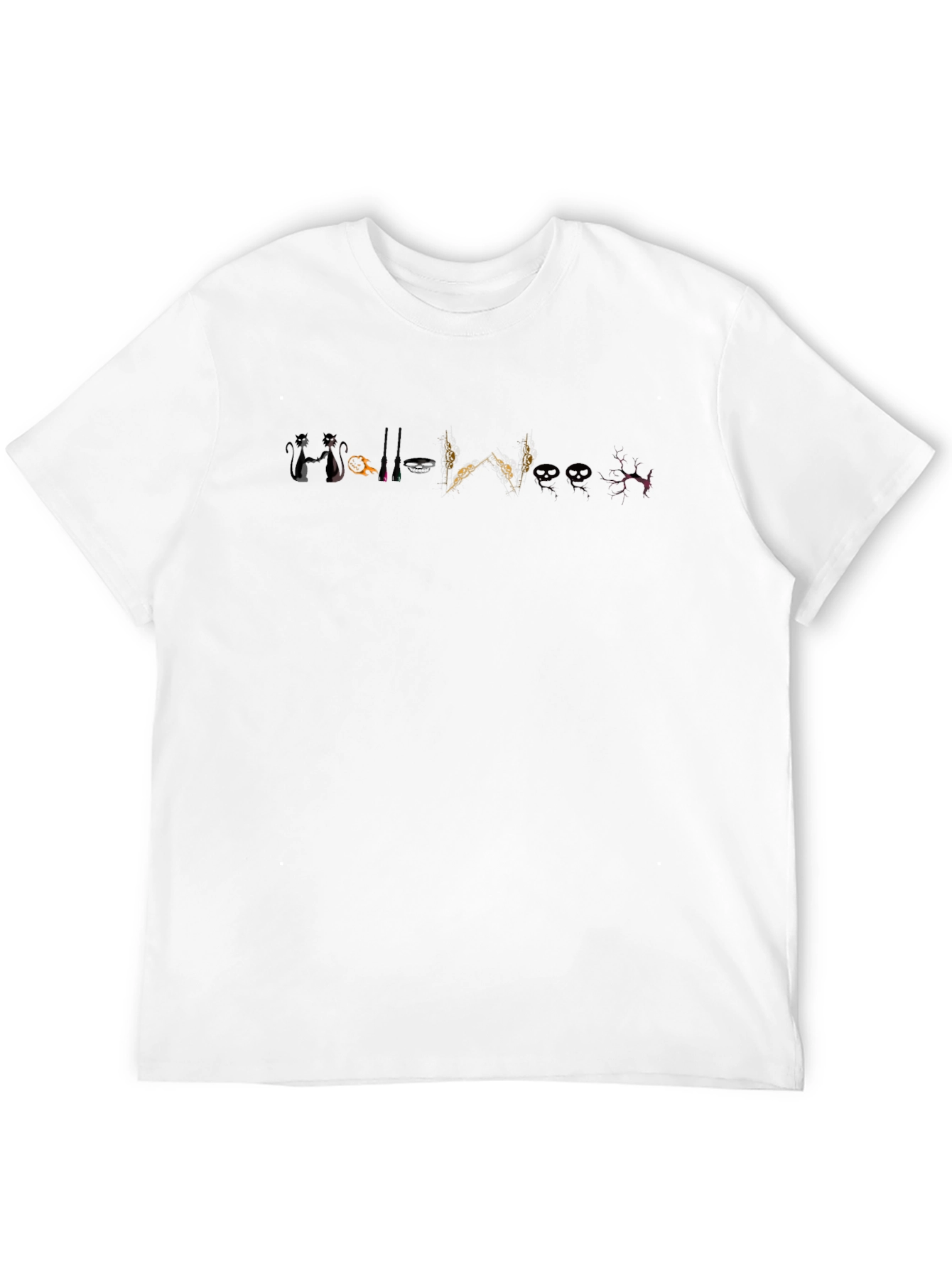 Mens Graphic Print Black T-Shirt