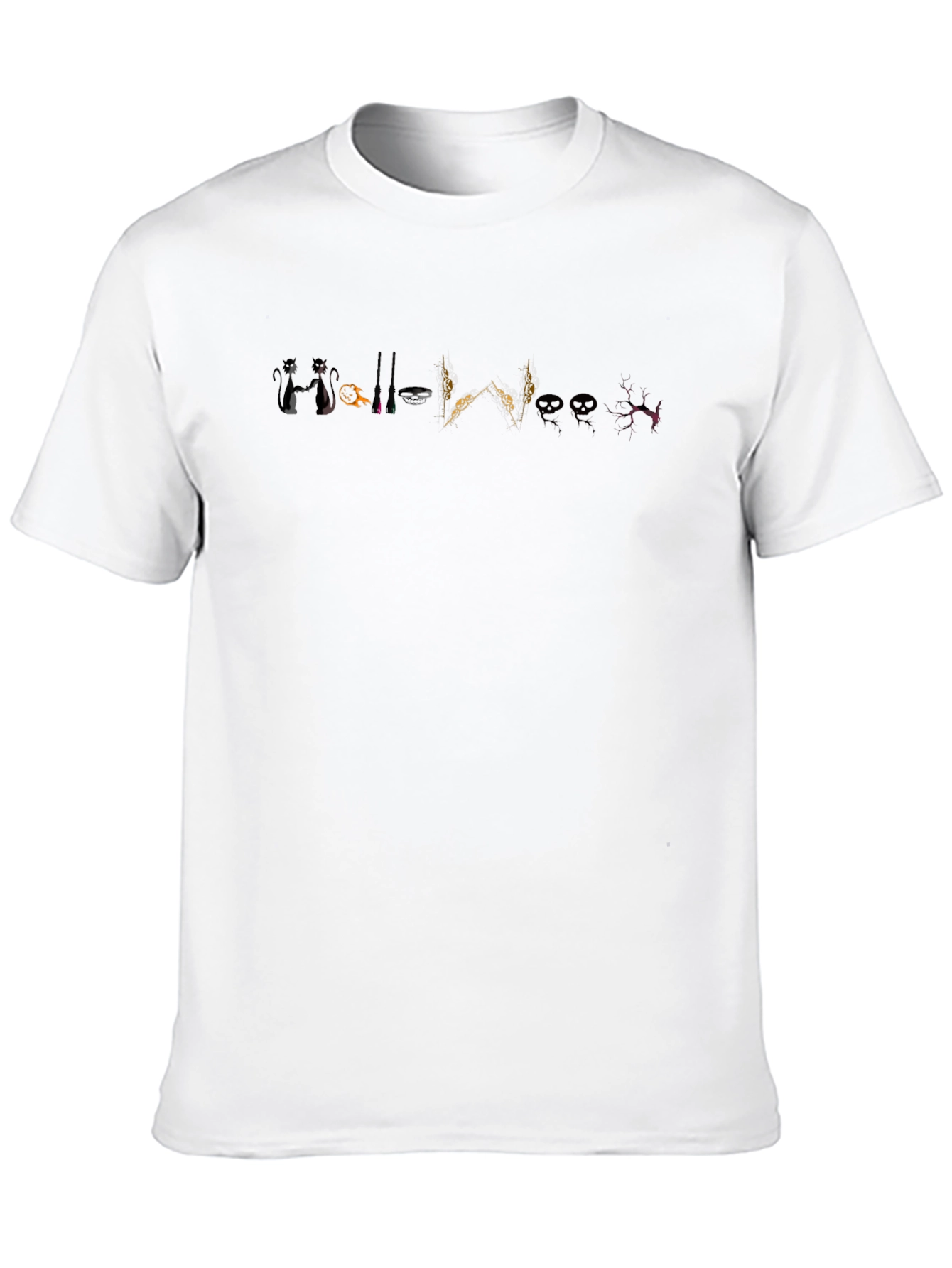 Mens Graphic Print Black T-Shirt