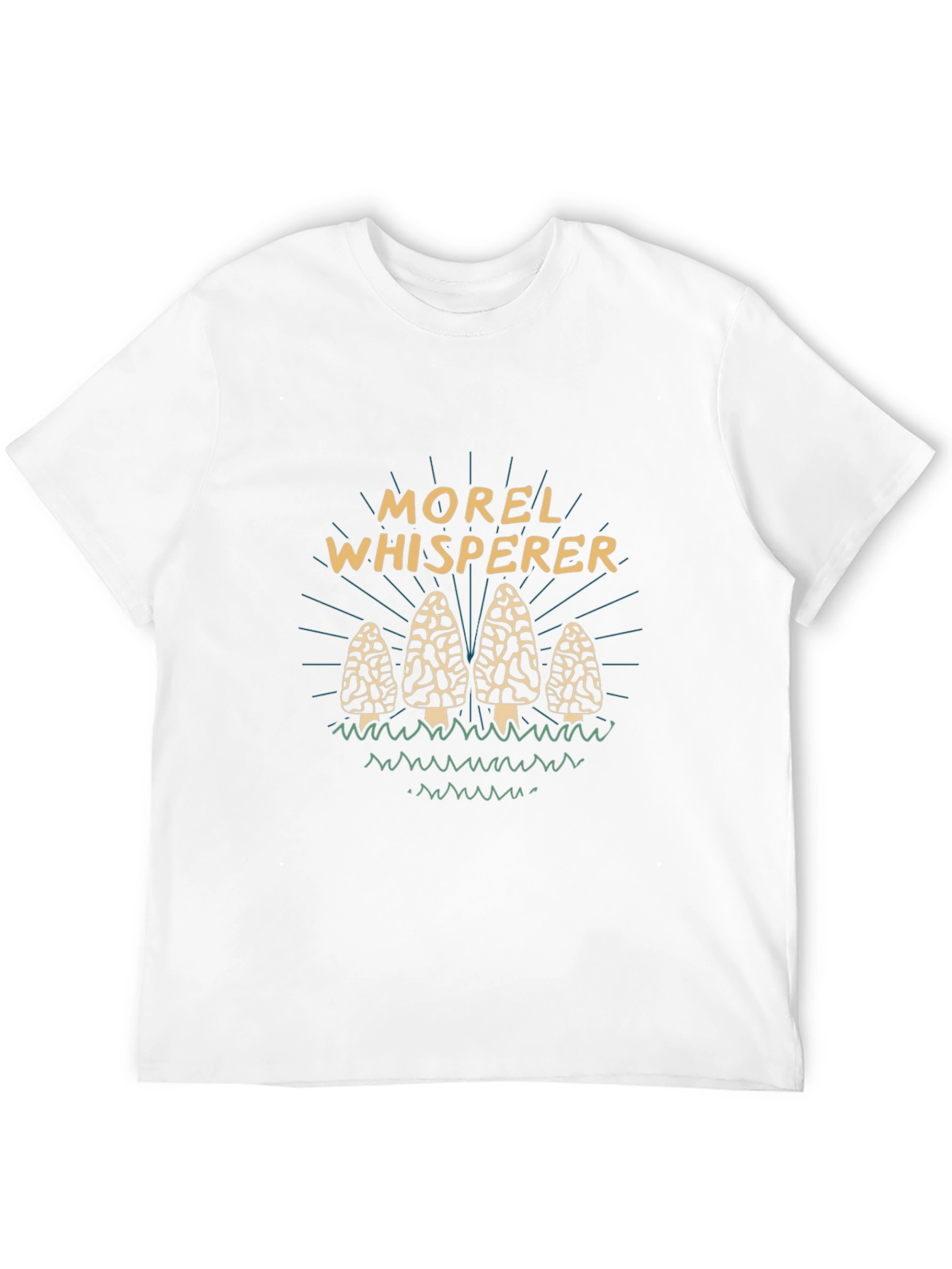 Morel Whisperer Graphic Tee - Black