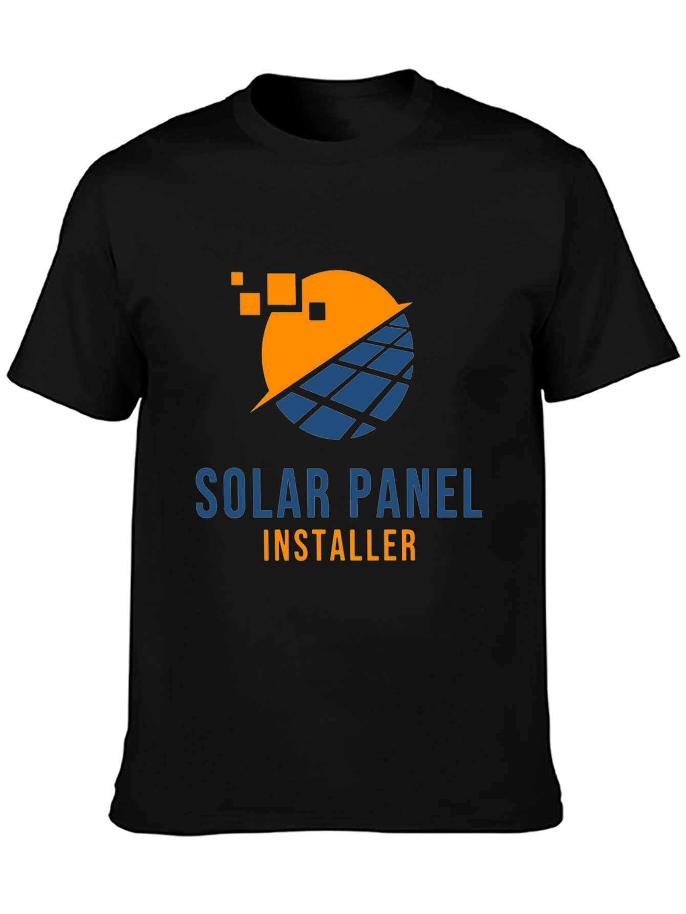 Solar Panel Installer Graphic Tee - Modern Design