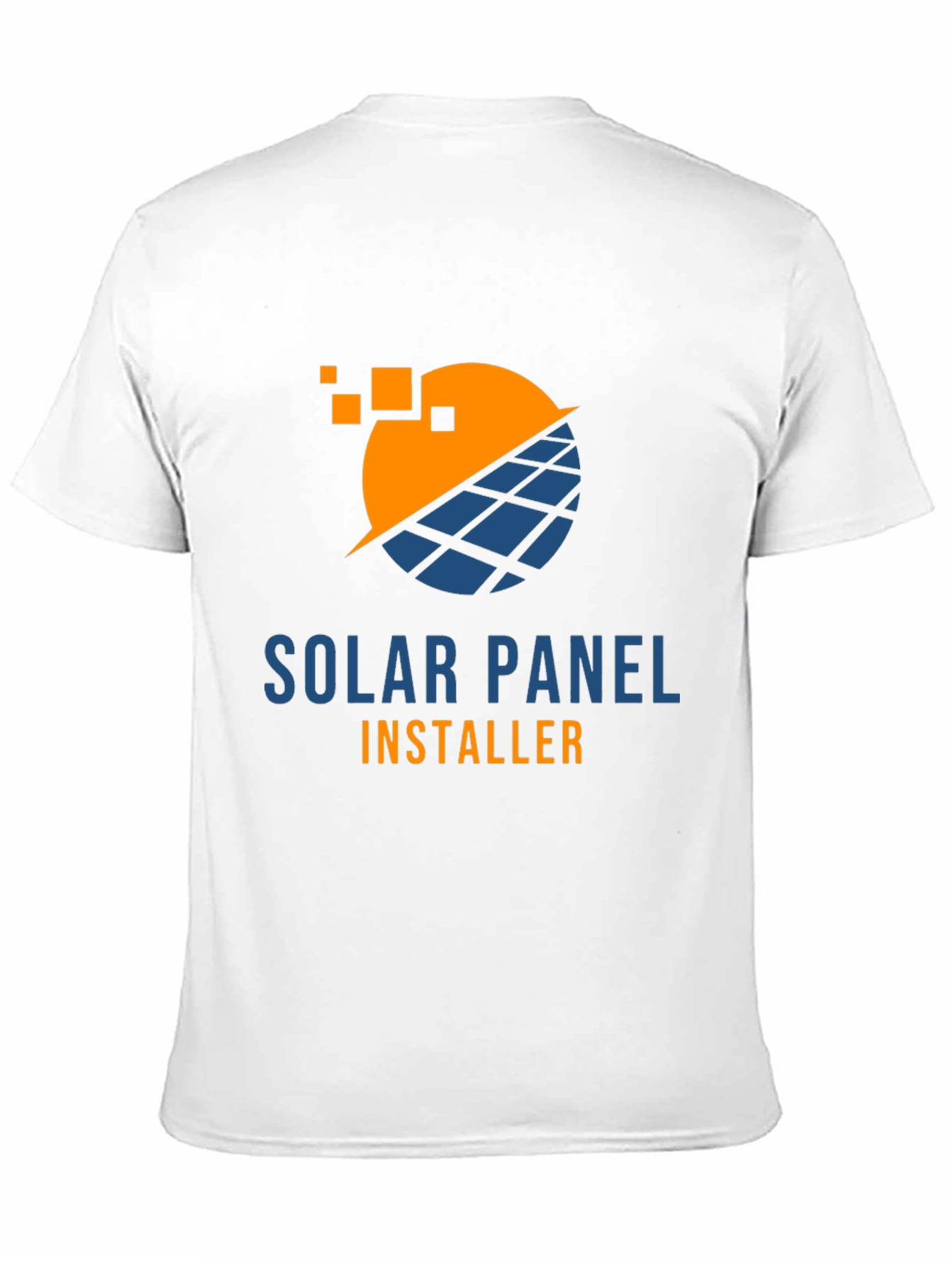 Solar Panel Installer Graphic Tee - Modern Design