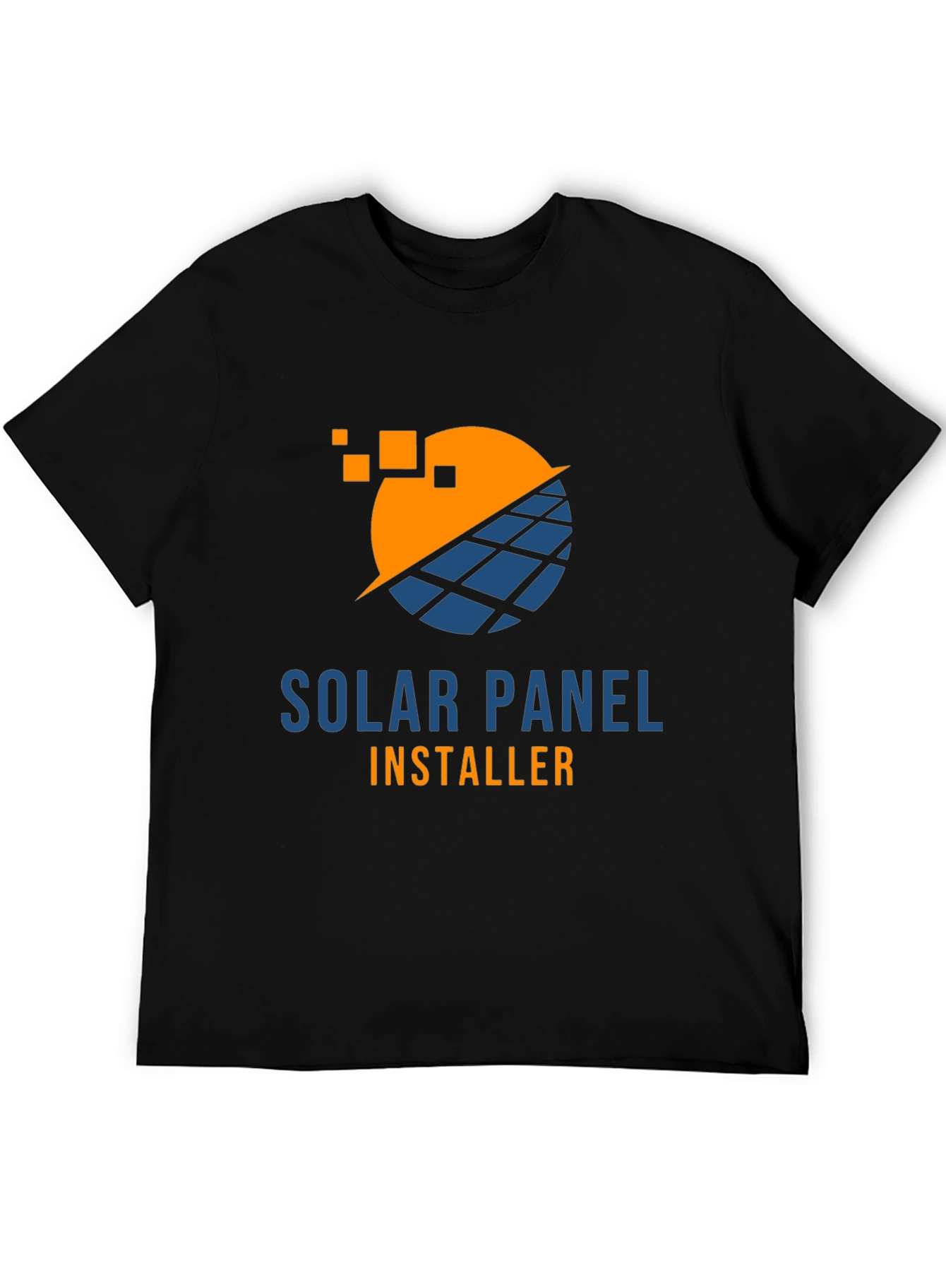 Solar Panel Installer Graphic Tee - Modern Design
