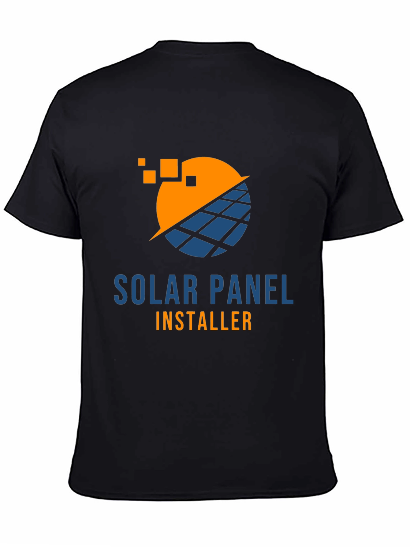 Solar Panel Installer Graphic Tee - Modern Design