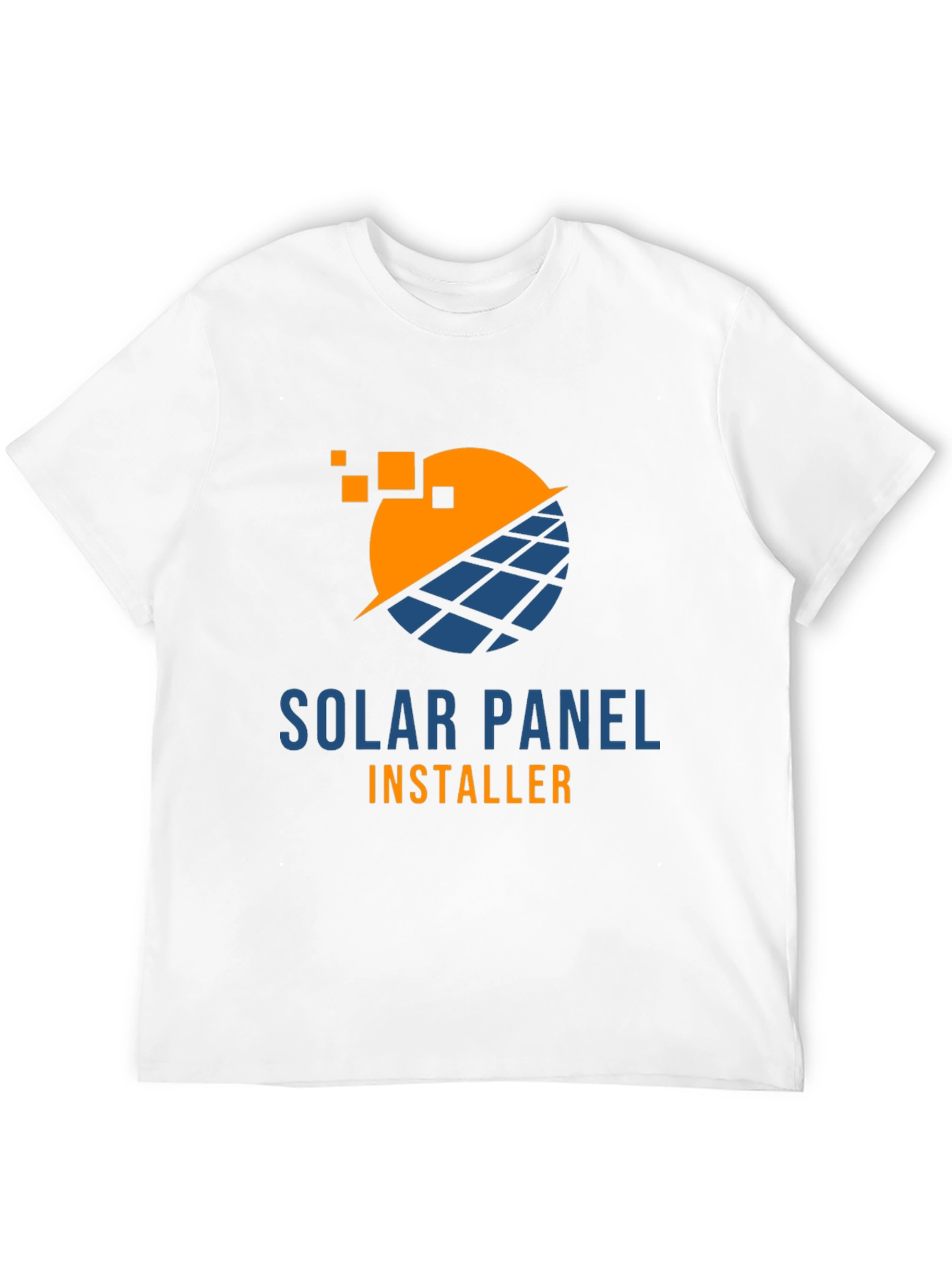 Solar Panel Installer Graphic Tee - Modern Design