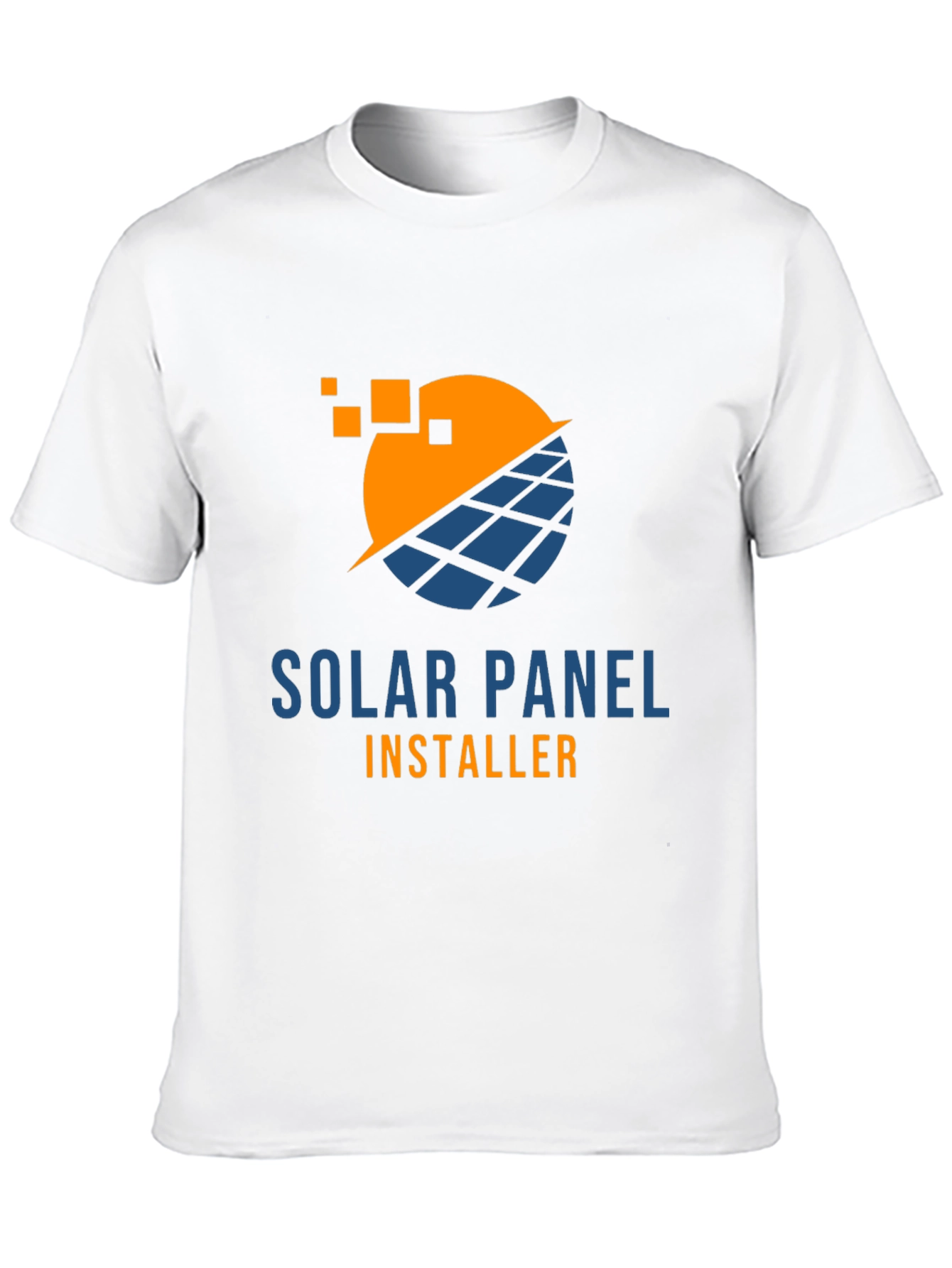 Solar Panel Installer Graphic Tee - Modern Design