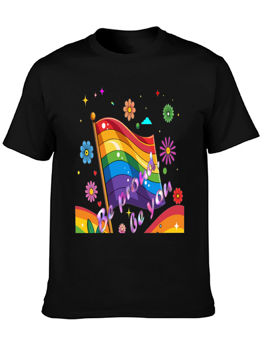 Pride Flag T-Shirt - Be Proud Be You!