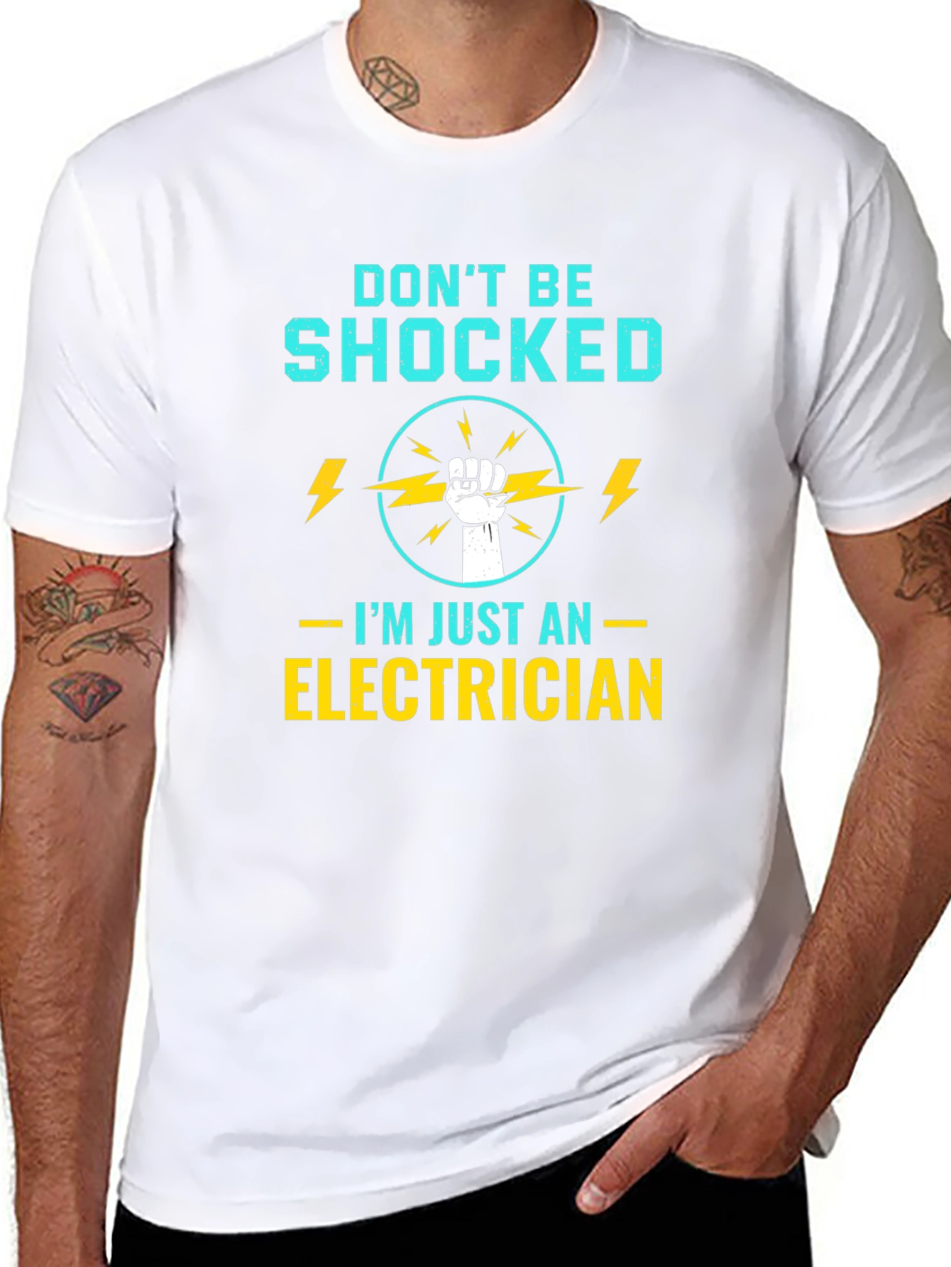 Electrician T-Shirt - Dont Be Shocked!