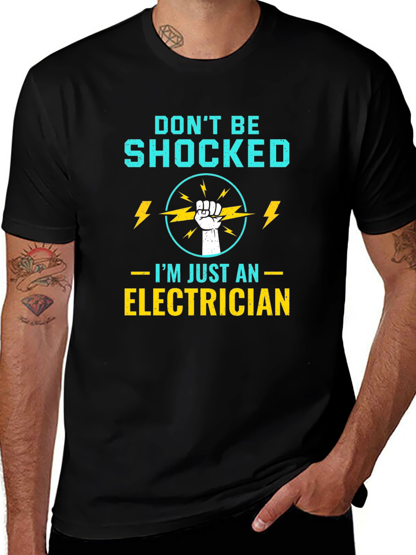 Electrician T-Shirt - Dont Be Shocked!