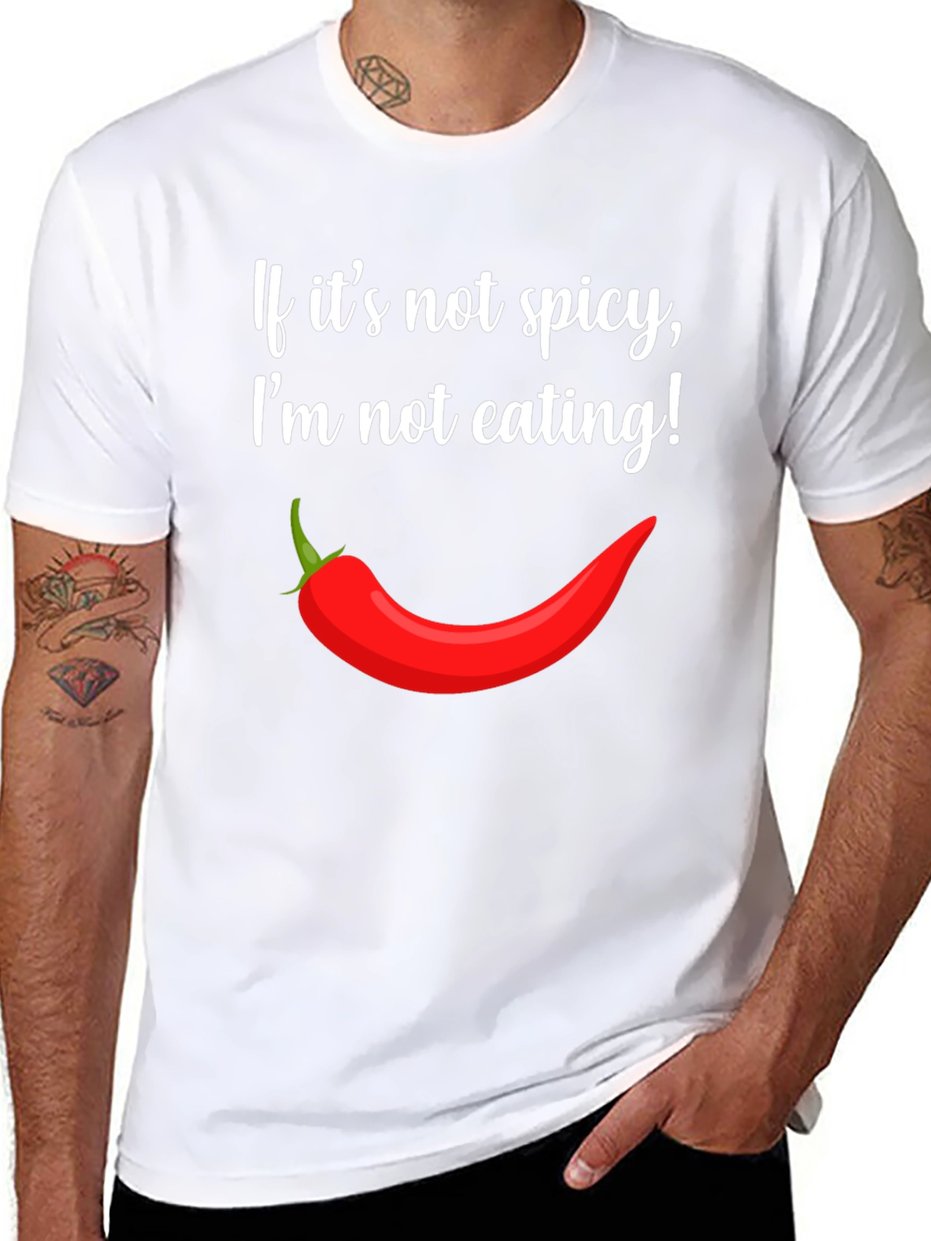 Spicy Food Lover T-Shirt - Chili Pepper Graphic Tee