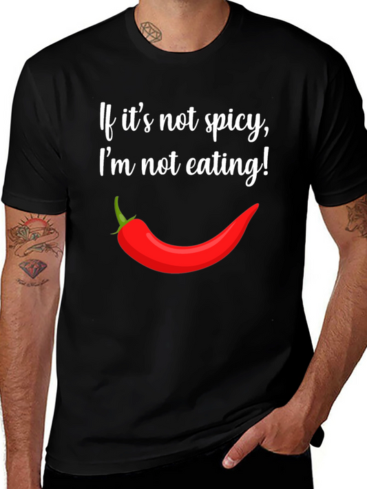 Spicy Food Lover T-Shirt - Chili Pepper Graphic Tee