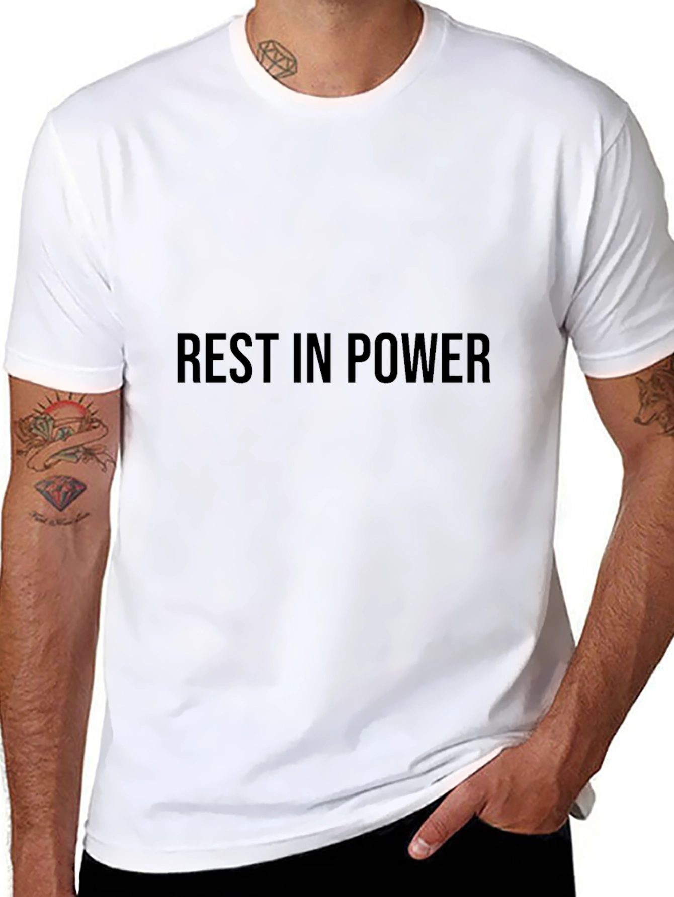Rest in Power Graphic Tee - Black