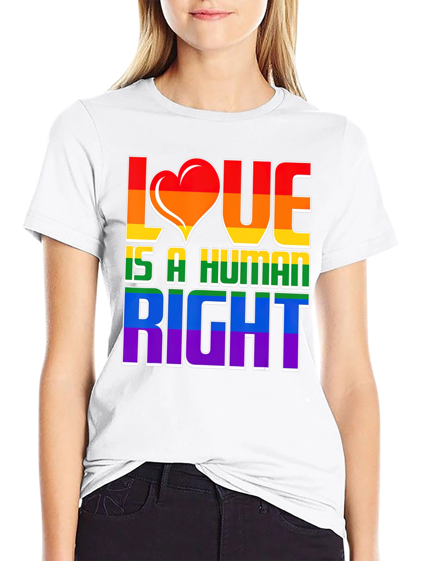 Love is a Human Right LGBT Pride T-Shirt