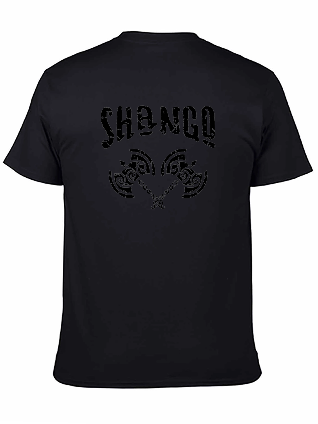 Shango T-Shirt | Black Graphic Tee for Men