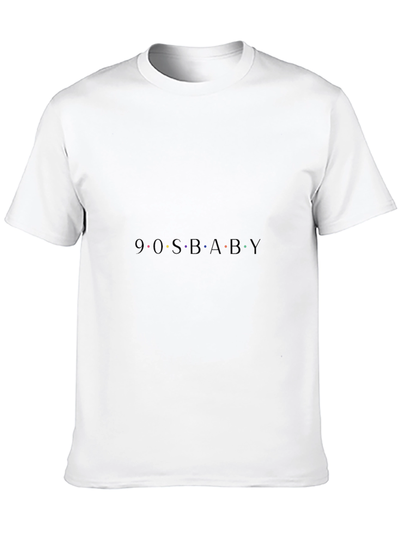 90s Baby Black T-Shirt - Retro Style