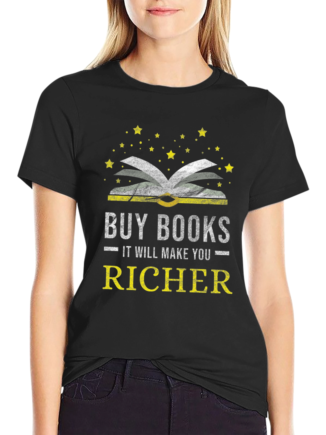 Buy Books Get Richer T-Shirt