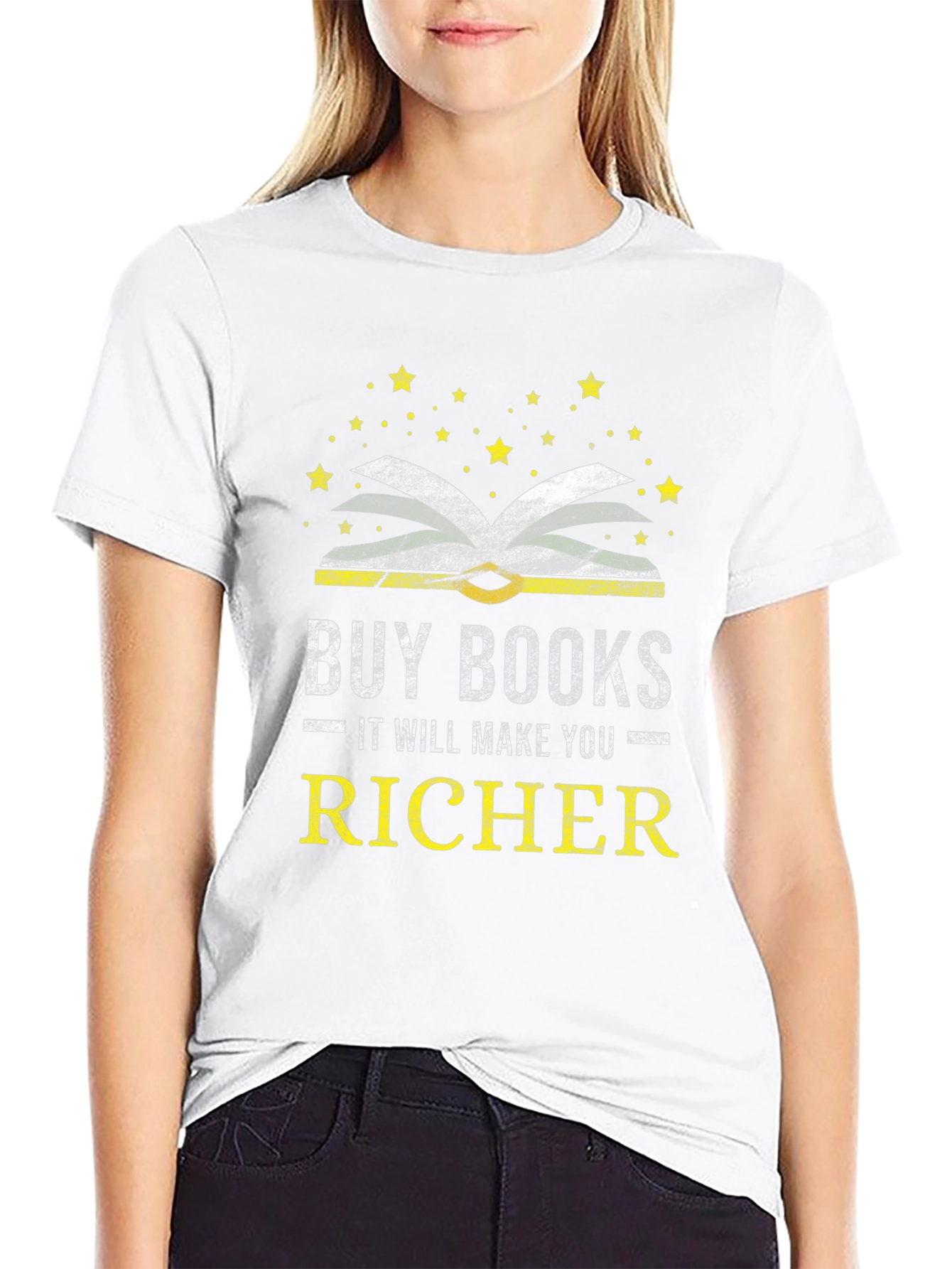 Buy Books Get Richer T-Shirt