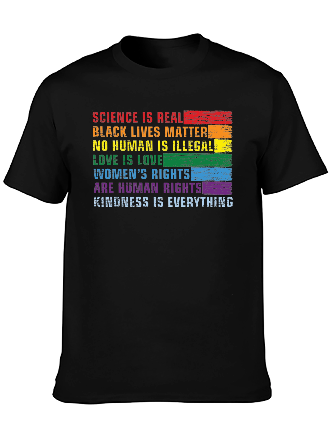 Science is Real Graphic Pride T-Shirt