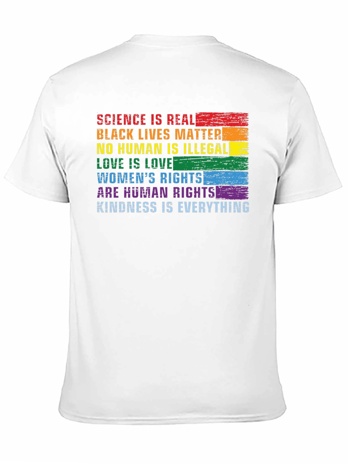 Science is Real Graphic Pride T-Shirt