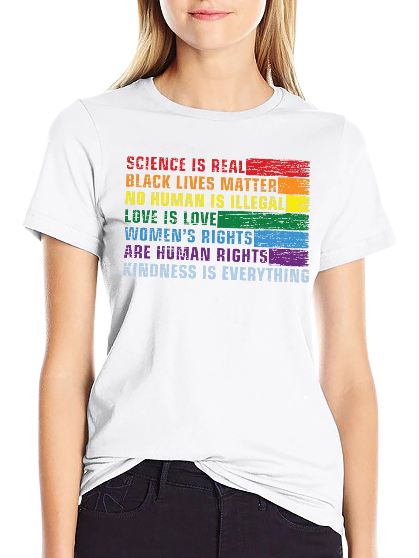Science is Real Graphic Pride T-Shirt
