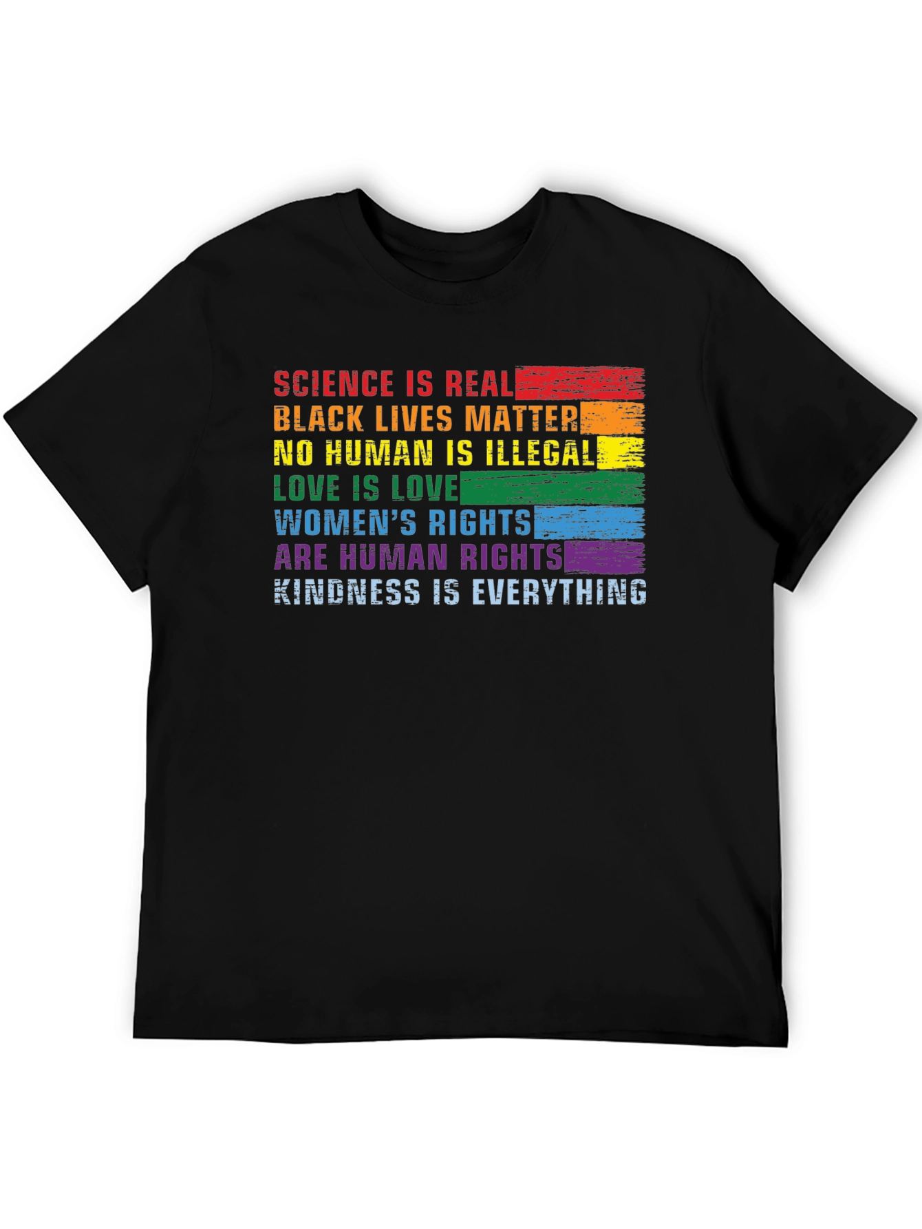 Science is Real Graphic Pride T-Shirt