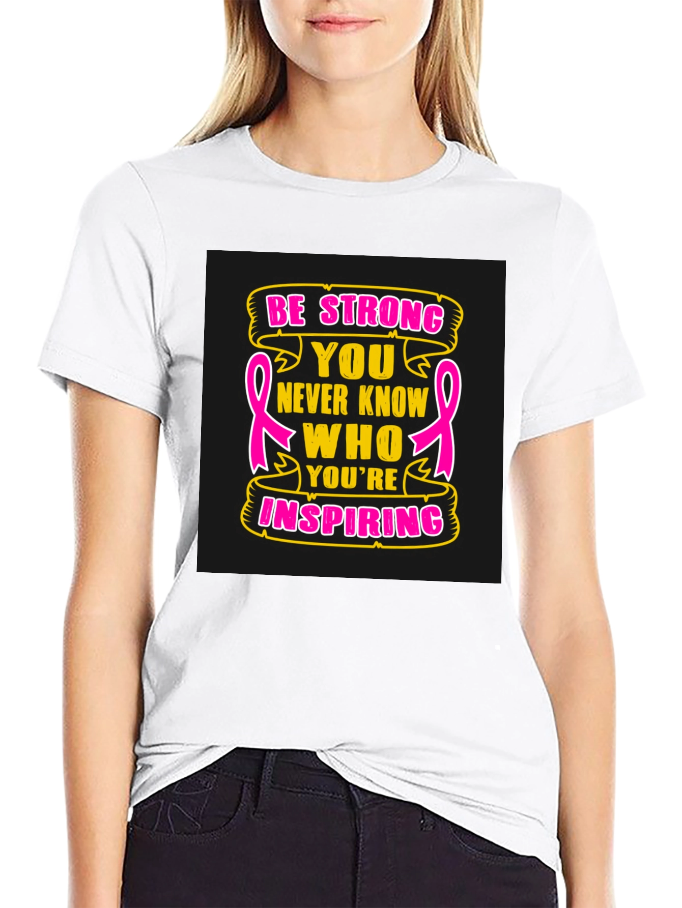 Be Strong Breast Cancer Awareness T-Shirt