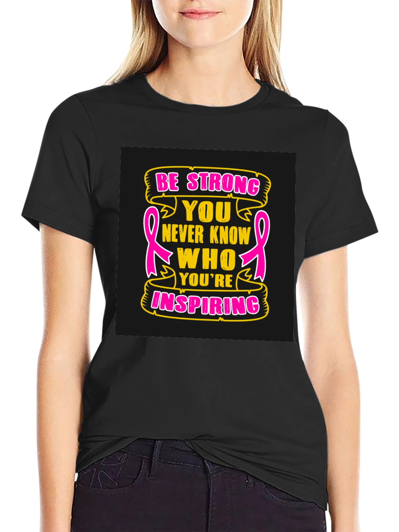 Be Strong Breast Cancer Awareness T-Shirt