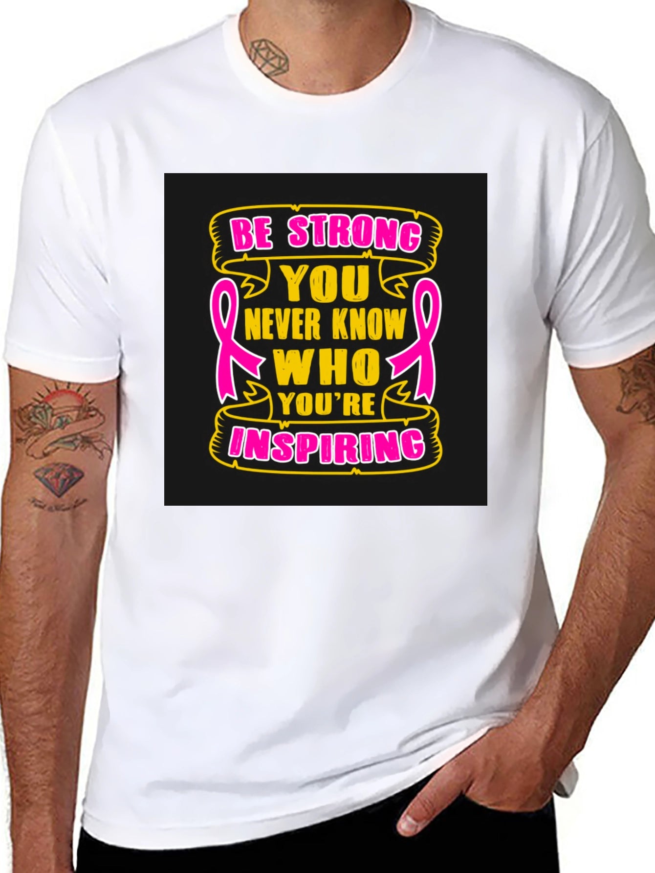 Be Strong Breast Cancer Awareness T-Shirt