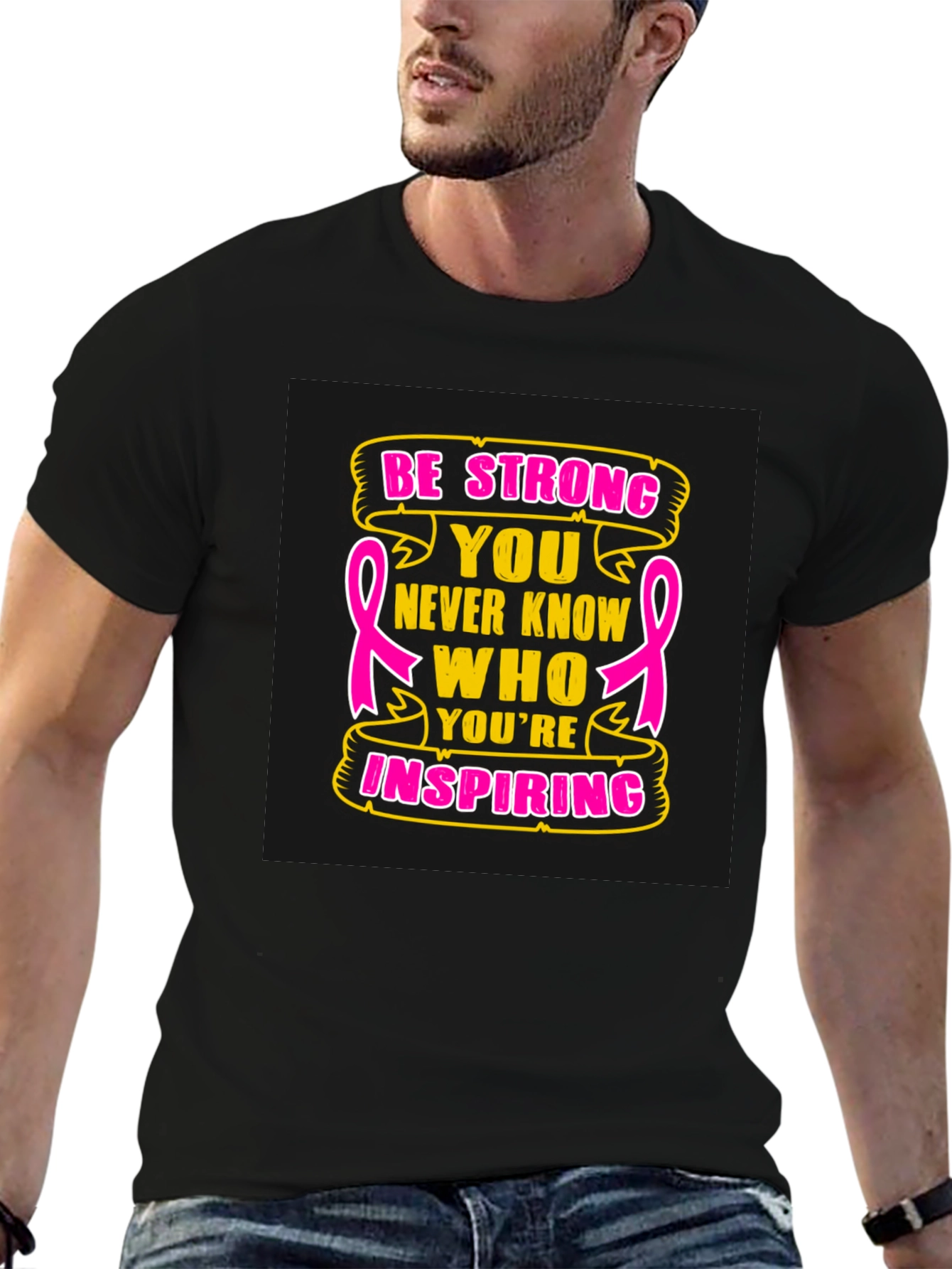 Be Strong Breast Cancer Awareness T-Shirt