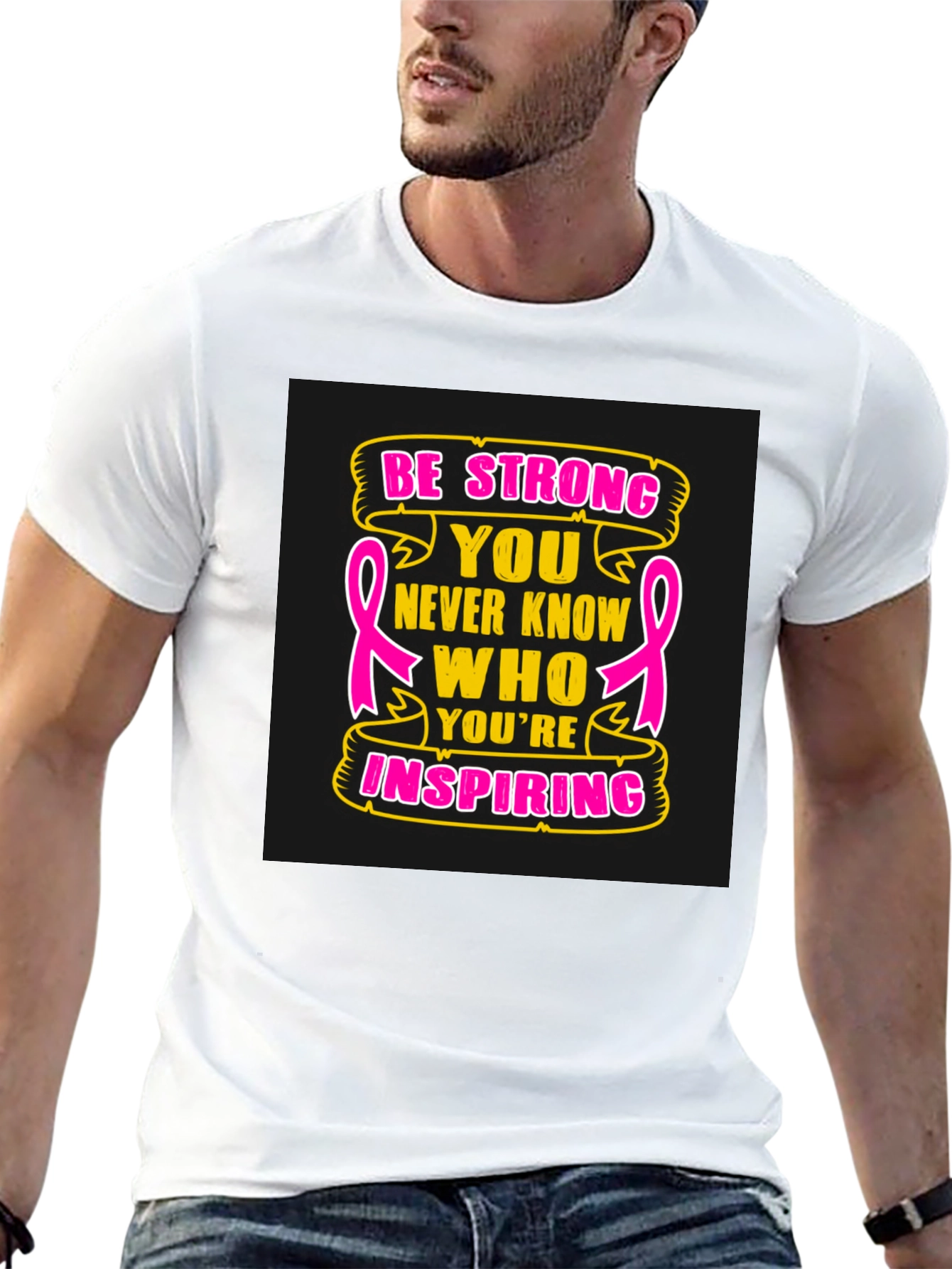 Be Strong Breast Cancer Awareness T-Shirt