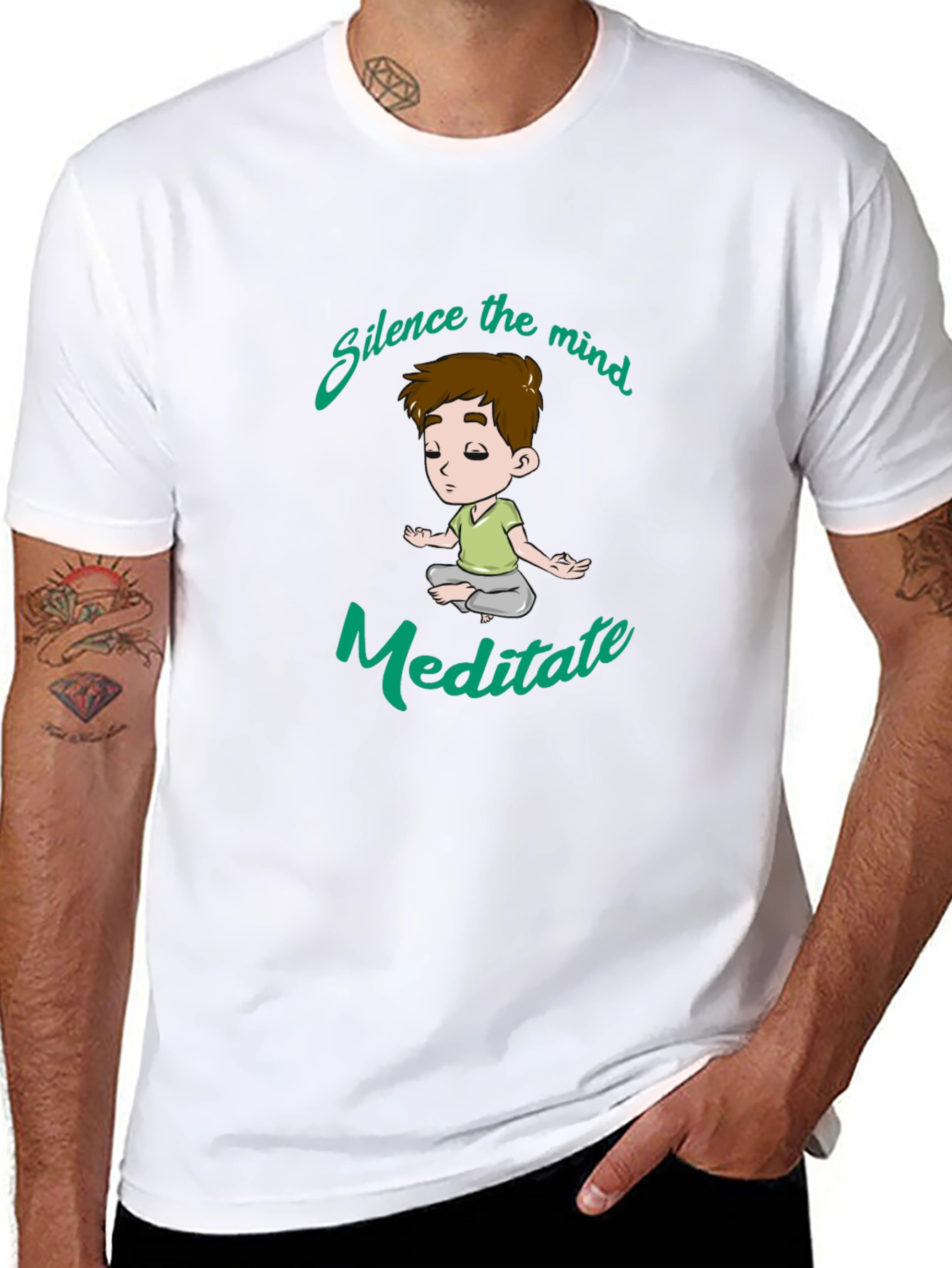 Silence the Mind Meditate T-Shirt