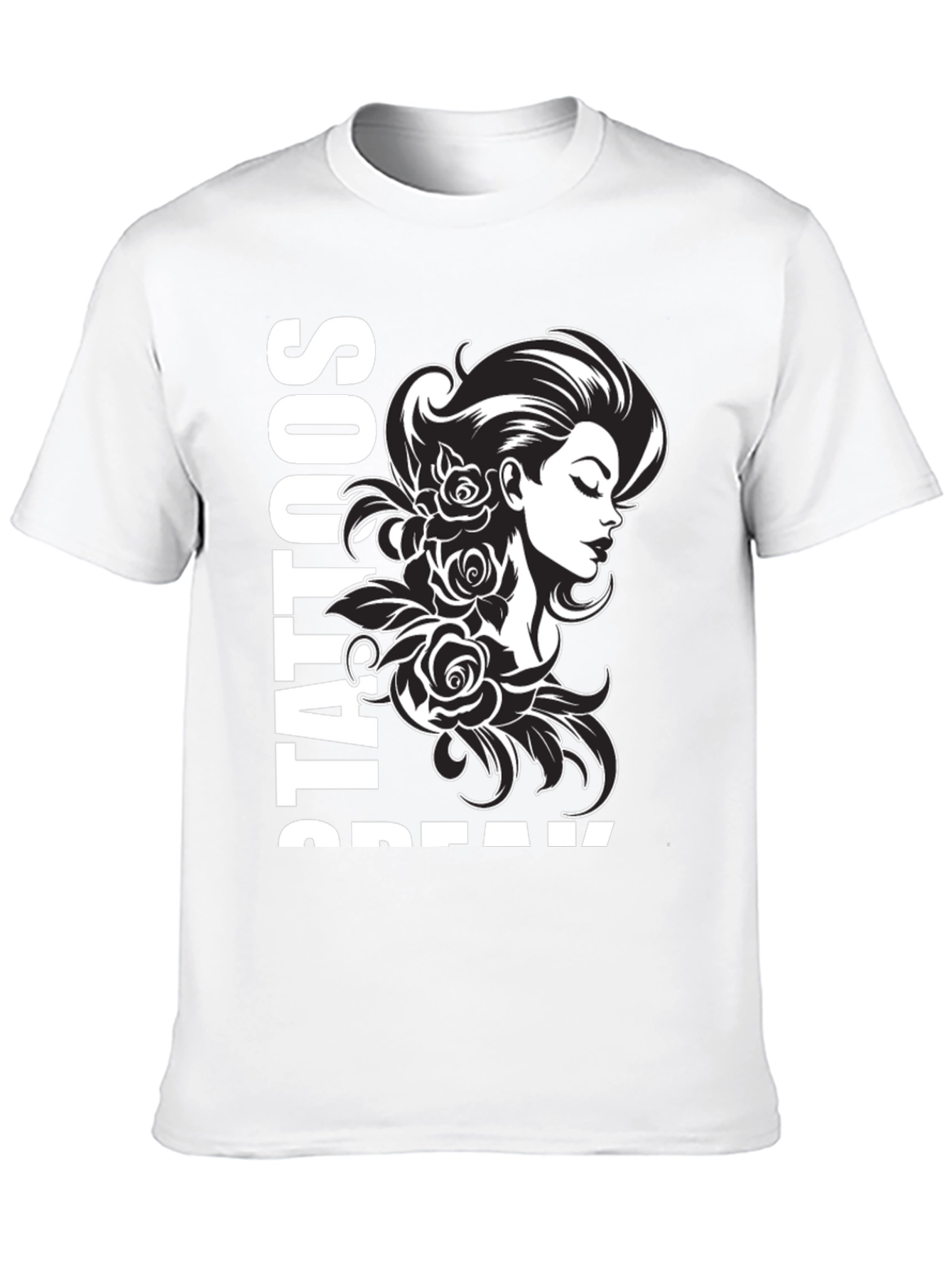 Tattooed Beauty T-Shirt - Black