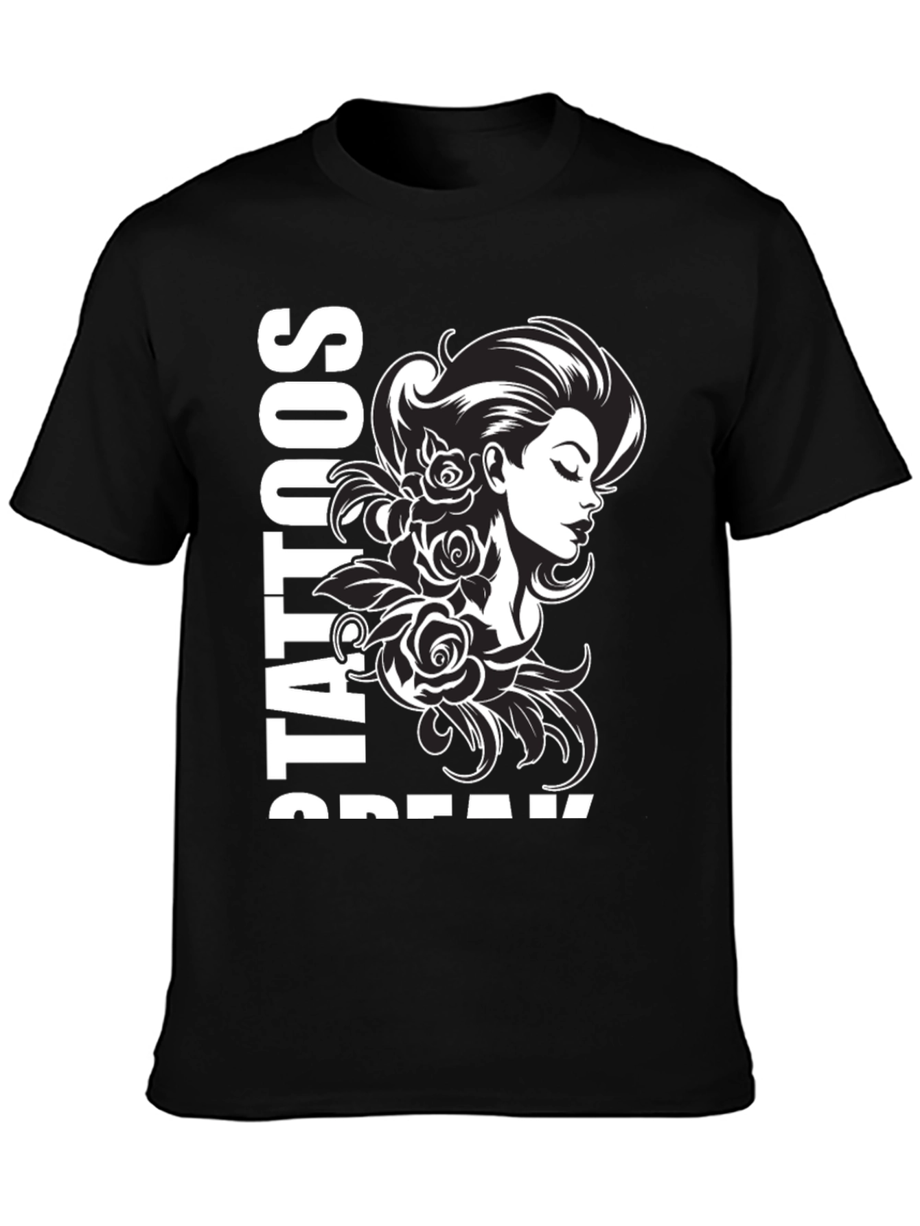 Tattooed Beauty T-Shirt - Black
