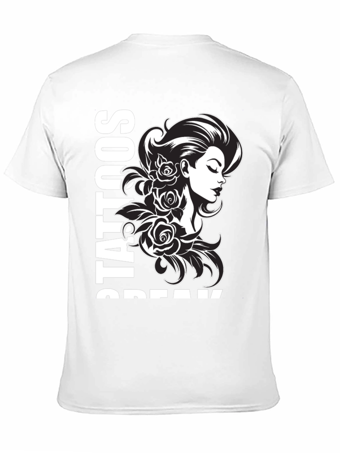 Tattooed Beauty T-Shirt - Black