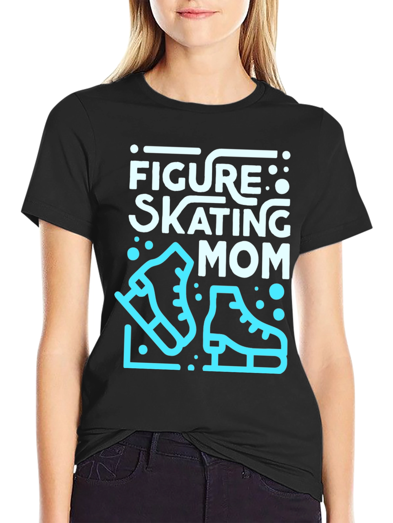Figure Skating Mom Graphic Tee