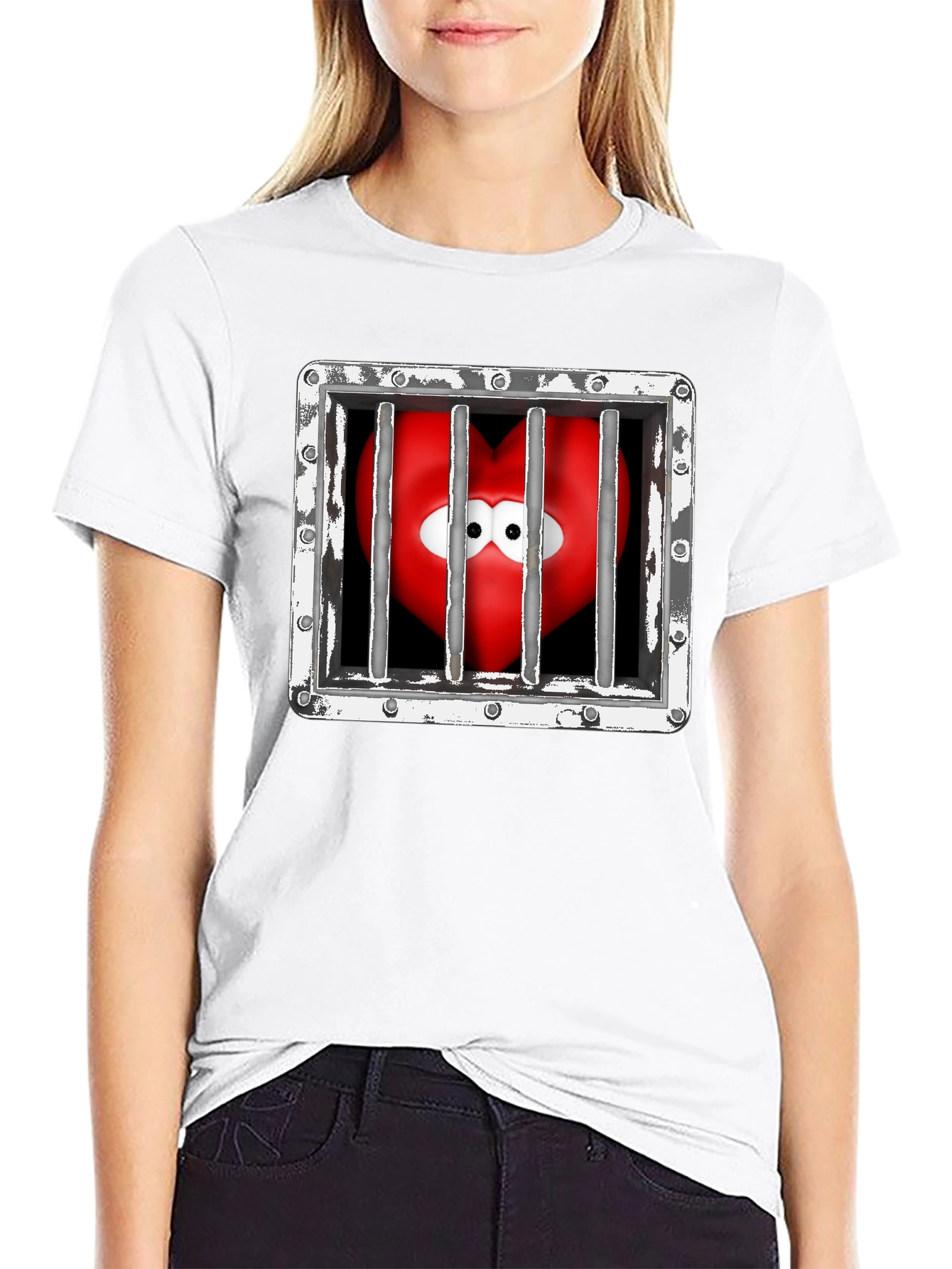 Heart in Jail Graphic Tee