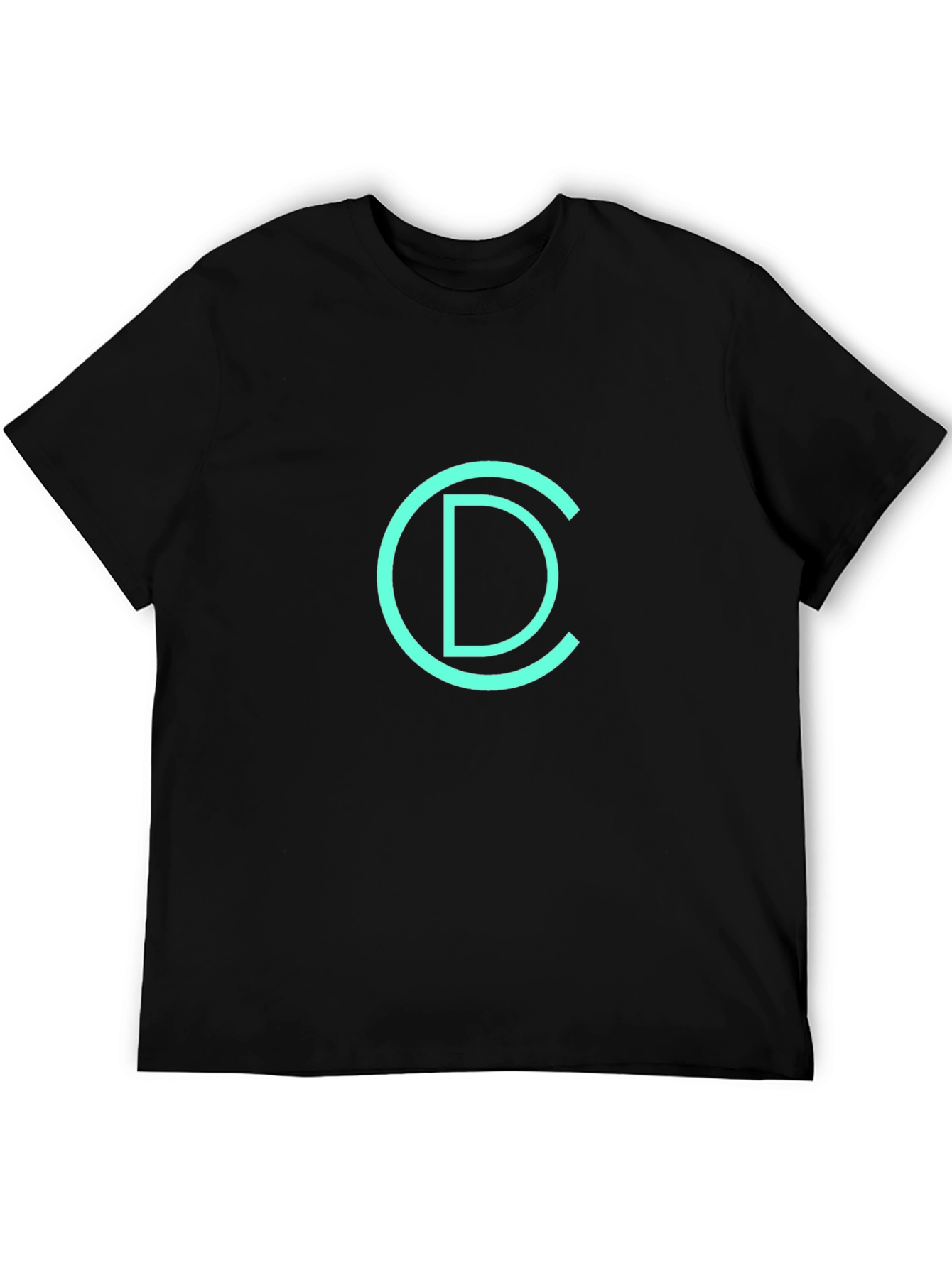 Modern CD Logo Black T-Shirt
