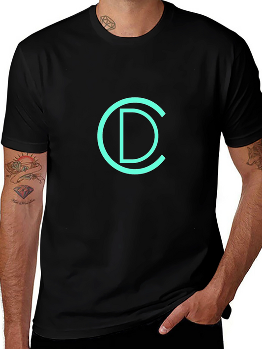 Modern CD Logo Black T-Shirt