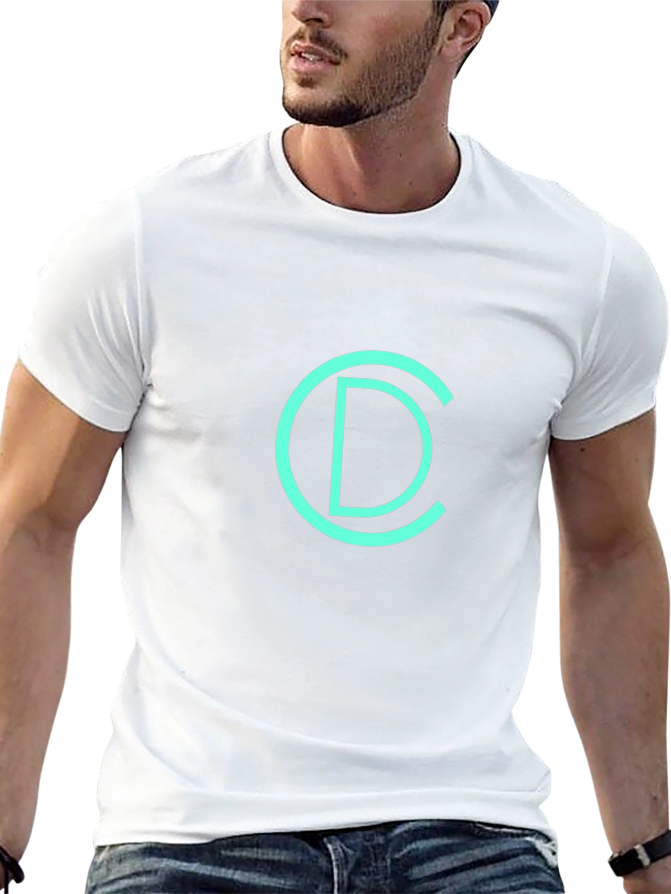 Modern CD Logo Black T-Shirt