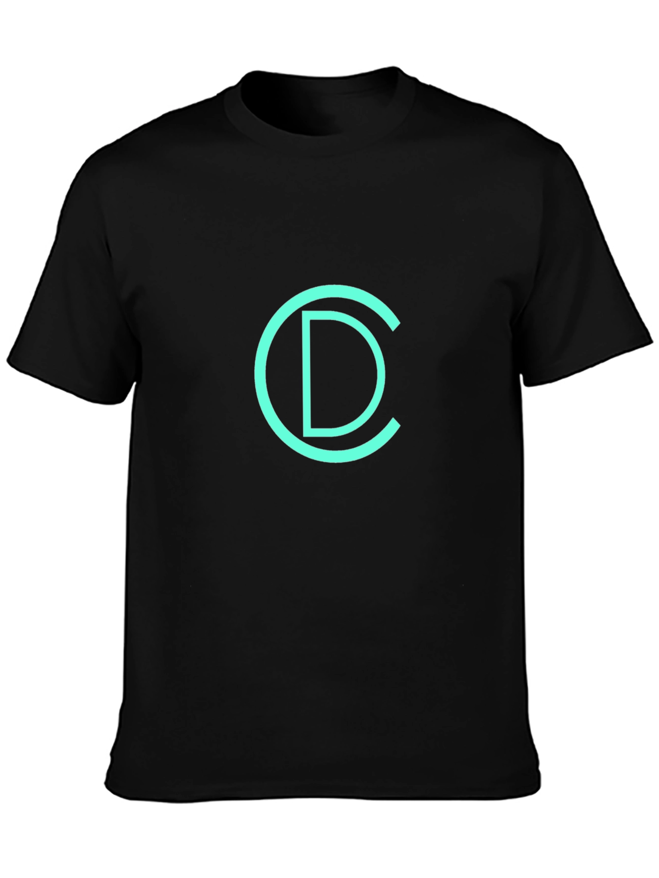 Modern CD Logo Black T-Shirt