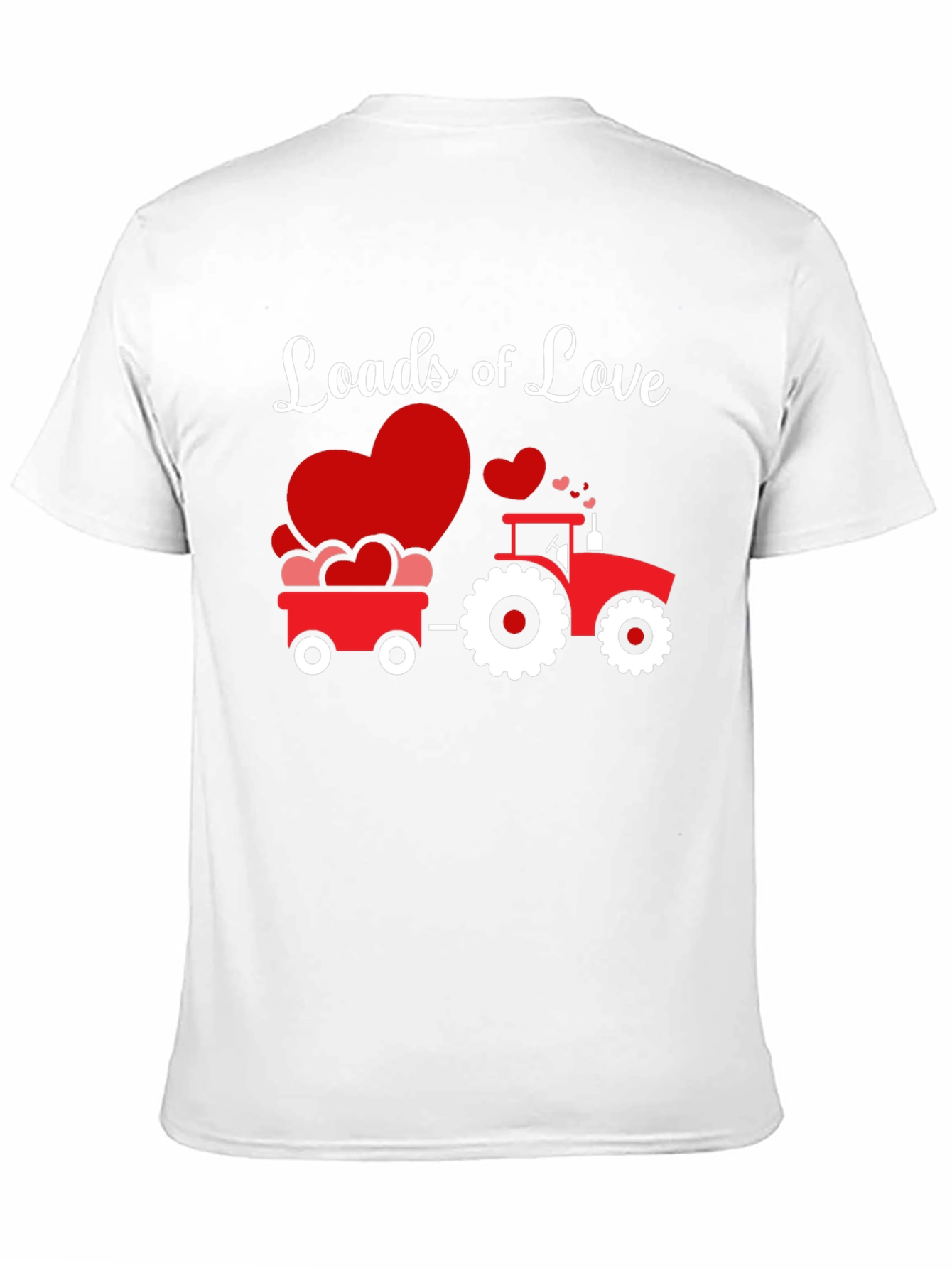 Loads of Love Tractor Valentines Day T-Shirt