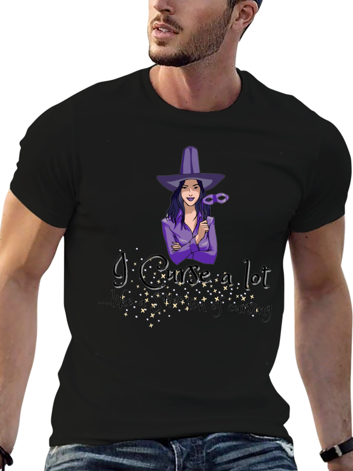 Witchy Curses T-Shirt Funny Halloween Tee