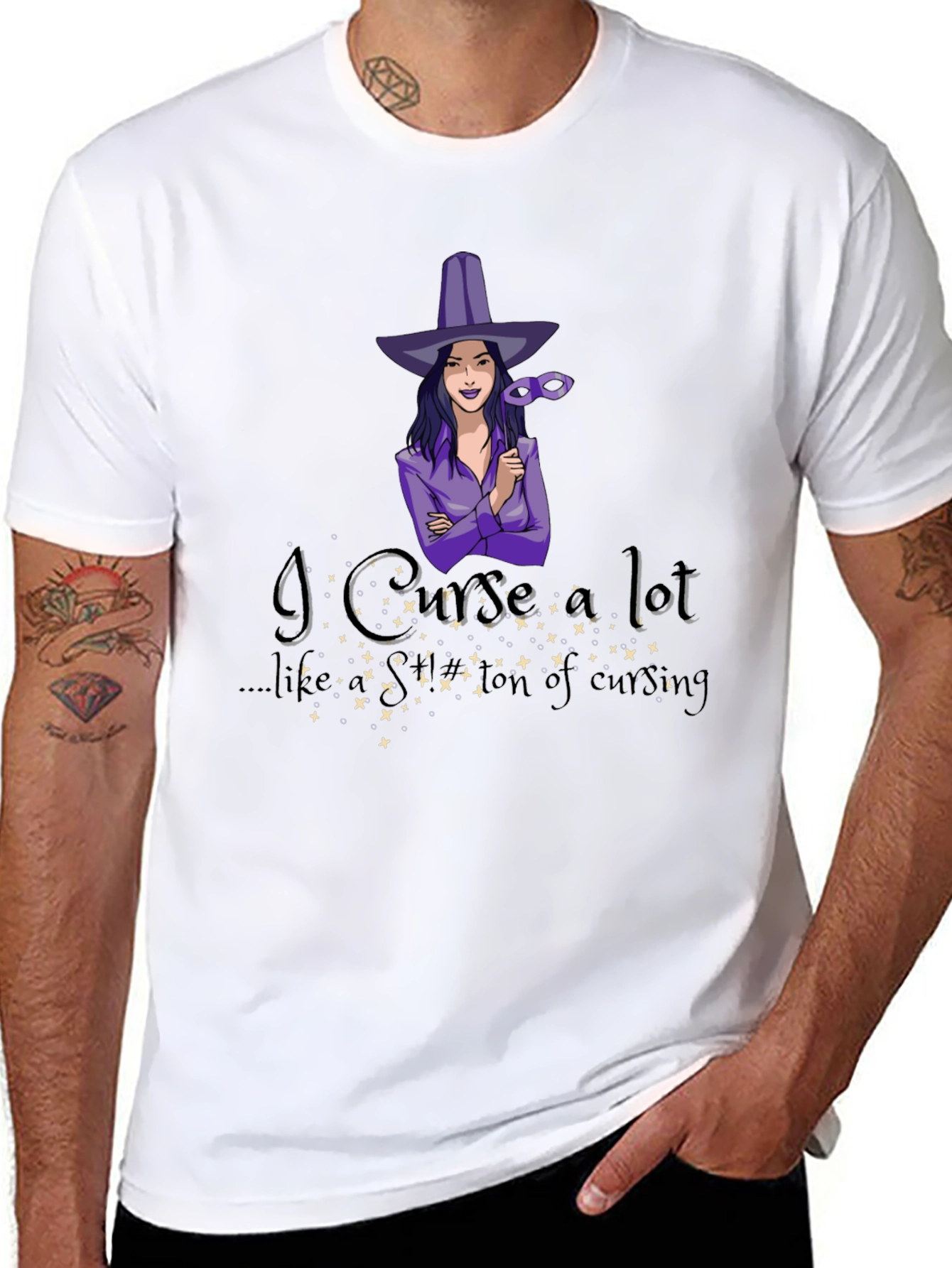Witchy Curses T-Shirt Funny Halloween Tee