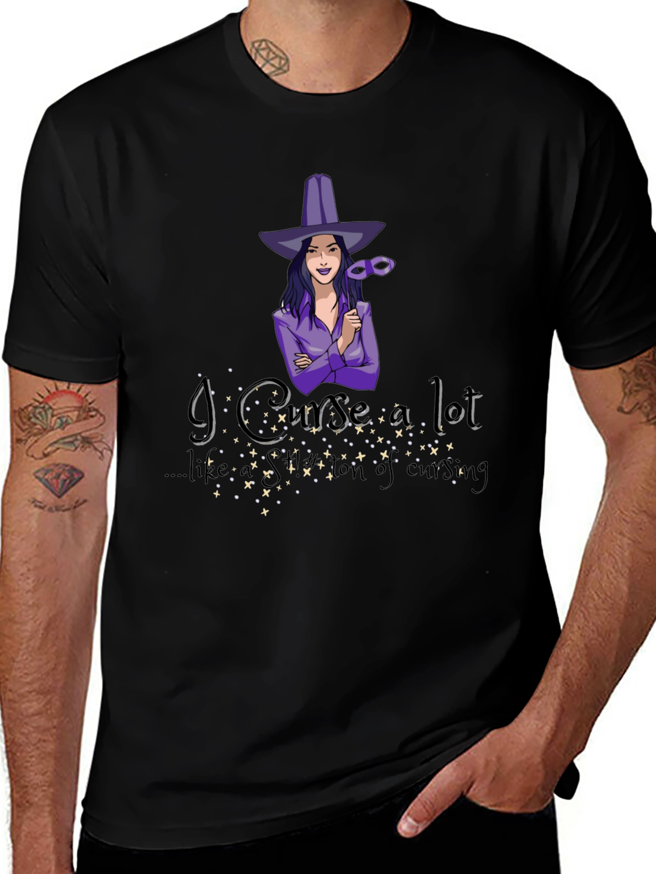 Witchy Curses T-Shirt Funny Halloween Tee