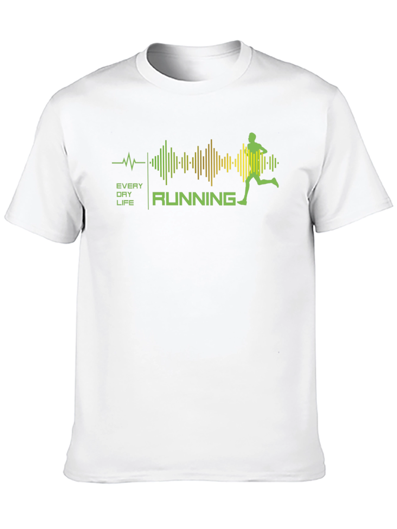 Everyday Running T-Shirt - Black Graphic Tee